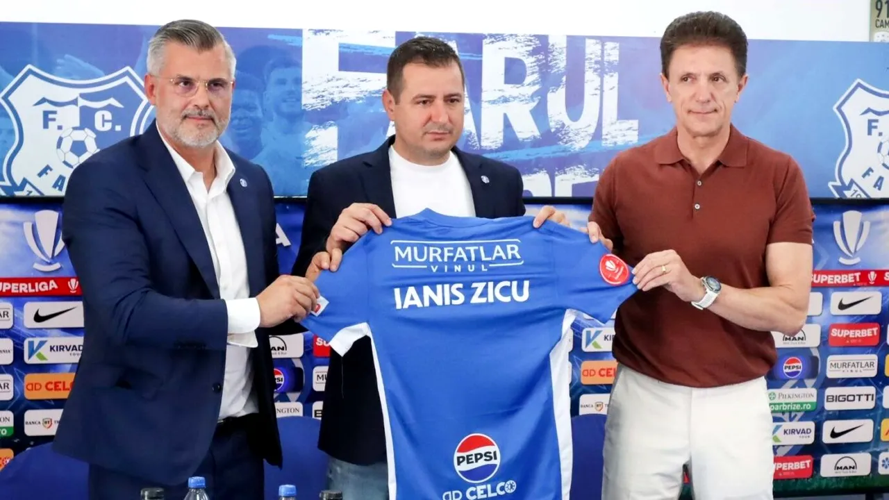 Ianis Zicu, mesaj curajos la prezentarea la Farul. Ce a zis de Gică Hagi