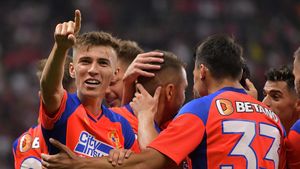Gigi Becali se pricepe la afaceri! Cota lui Octavian Popescu a explodat după ce patronul FCSB i-a făcut reclamă la TV! A intrat în top 5 cei mai valoroși jucători din Liga 1