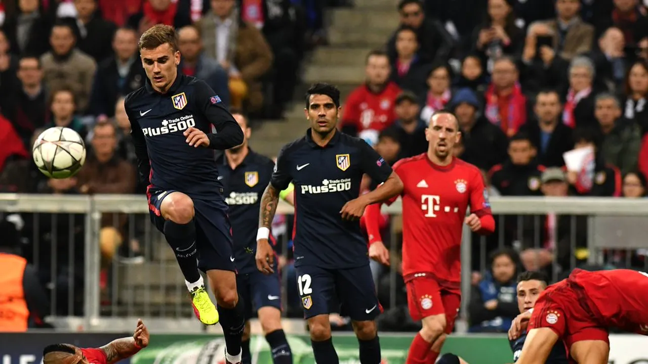 SIMEONE SCRIE ISTORIE! Bayern - Atletico 2-1, în returul semifinalelor Champions League. 