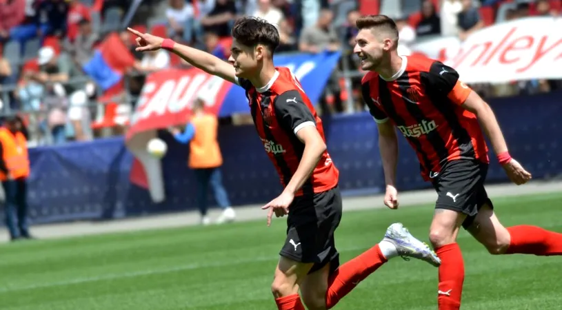 Ianis Doană a marcat un gol superb contra Stelei și le promite fanilor că ACSM Reșița ”va promova direct sezonul următor”