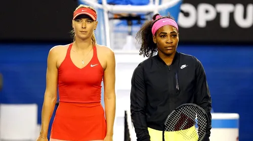Serena Williams – Maria Sharapova, blockbuster-ul din primul tur al US Open! Americanca, avantaj zdrobitor în meciurile directe