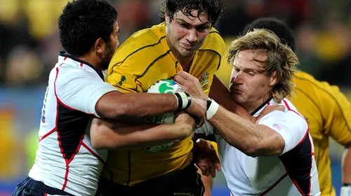 Rugby-ul nu e ca fotbalul american!** Australia a învins SUA cu 67-5