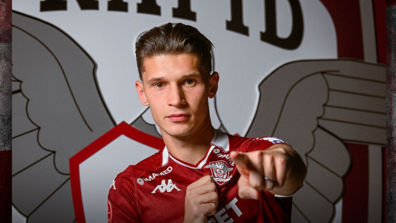 ProSport, confirmat! Alex Dobre, prezentat oficial de Rapid București. Prima declarație a jucătorului