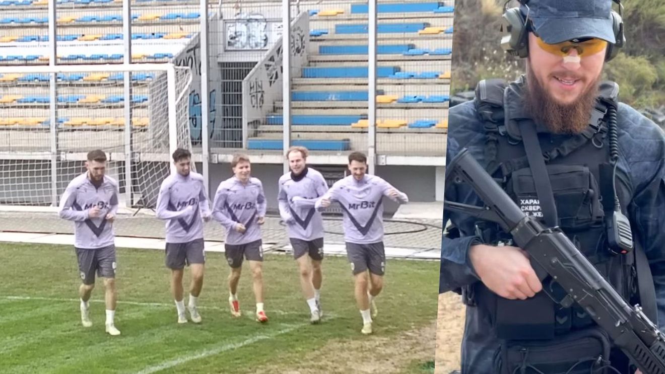 Un fotbalist din Superliga e filmat în timp ce trage cu mitraliera!