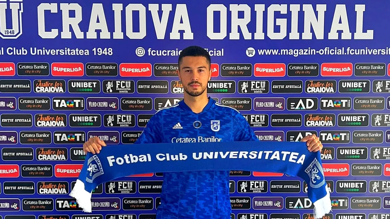 ProSport, confirmat! Gabriel Iancu a fost prezentat oficial la FC U Craiova