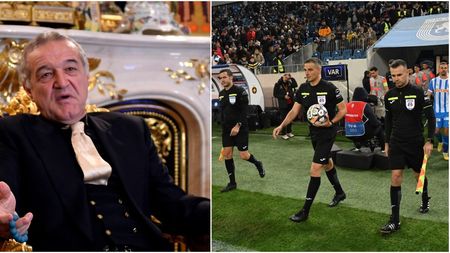 Ce remarcă a avut Gigi Becali la adresa arbitrului partidei Universitatea Craiova - FCSB 1-1