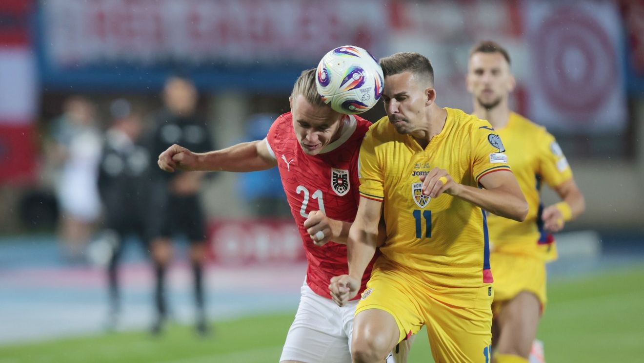 Austria - România 2-1, în preliminariile Campionatului Mondial 2026! „Tricolorii” se îndepărtează tot mai mult de calificarea directă