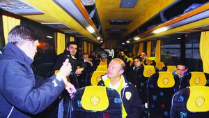 ProSport a pătruns în autocarul Brașovului!** Au văzut golurile la TV