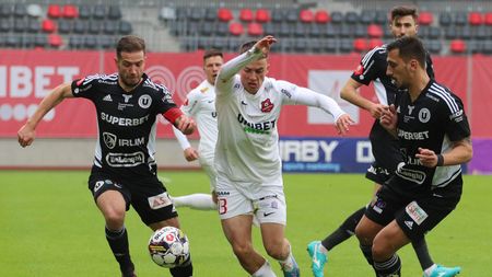 Hermannstadt - U Cluj 1-2, în ultima etapă a play-out-ului din Superliga. Nistor aduce victoria oaspeților la ultima fază