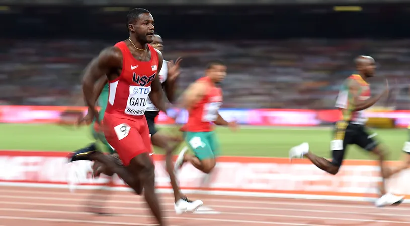 Justin Gatlin a sprintat spre cel mai bun timp al sezonului la 