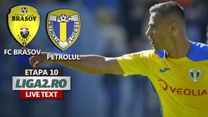Petrolul a făcut scor pe Tineretului, cu FC Brașov, și își consilidează primul loc în clasament. Nenad Jarovic a reușit o ”dublă”