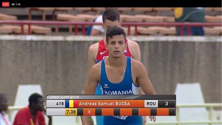 Medaliat mondial cu două șuruburi în genunchi. Andreas Samuel Bucșă (17 ani) - bronz la CM de juniori 2 de la Nairobi, în proba de lungime