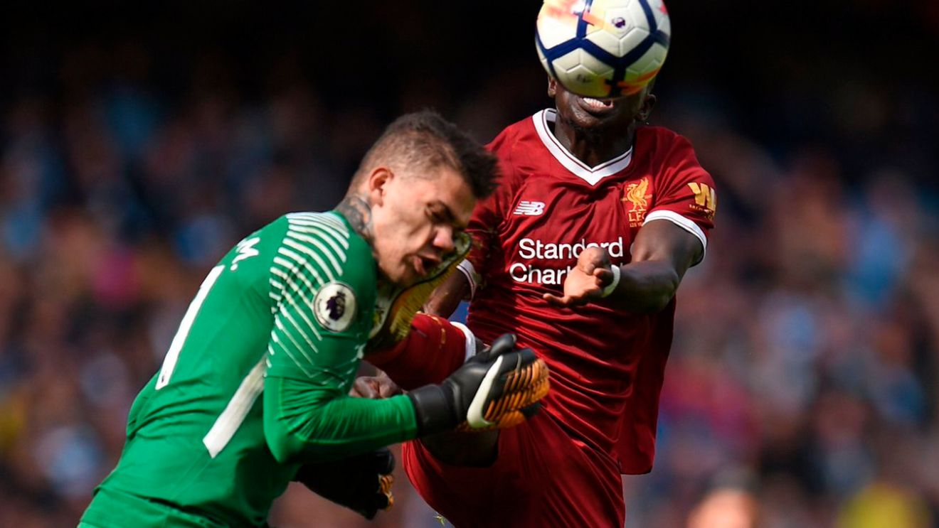 Fața lui Ederson arată teribil! Cum arată portarul lui Manchester City după ce Mane "l-a măcelărit" | FOTO