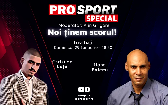 Comentăm împreună la ProSport Special meciul FCSB – Farul Constanța alături de Nana Falemi și Christian Luță