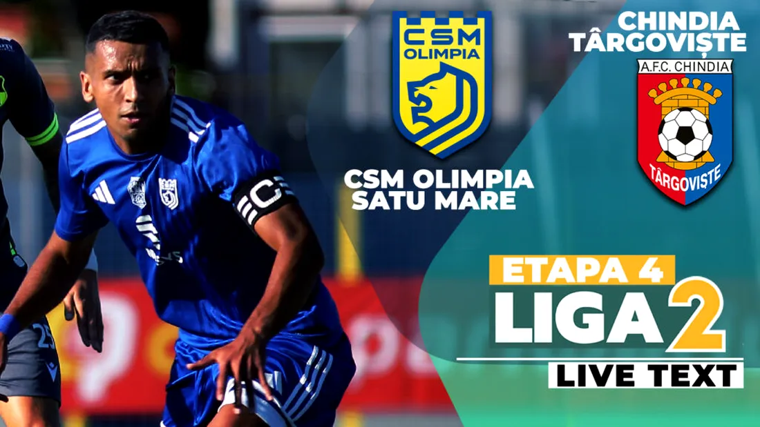 Meci spectaculos între CSM Olimpia Satu Mare și Chindia Târgoviște, cu șase goluri! Revenire de la 0-2, dar în final favorita a făcut diferența