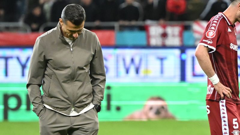 DECLARAȚII Costel Gâlcă, anunț în noapte despre demiterea sa de la Rapid după eșecul rușinos cu Dinamo: „Întrebați conducerea!”