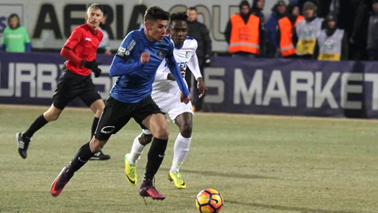 Africanul-oltean și-a văzut îndeplinit visul. Samson Răzvan a debutat în Liga 1 la 28 de ani: 