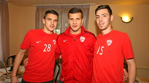 FOTO: Petrecere la Dinamo. Trei jucători au fost sărbătoriți la Săftica