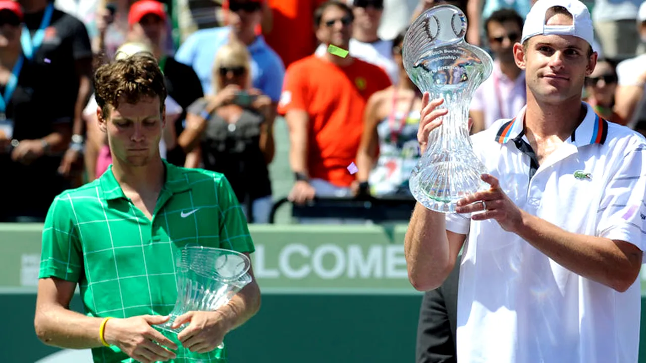 Roddick, la al 29-lea turneu al carierei:** americanul s-a impus la Miami!