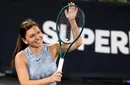 Când se joacă Simona Halep – Yue Yuan, în turneul WTA 250 Hong Kong