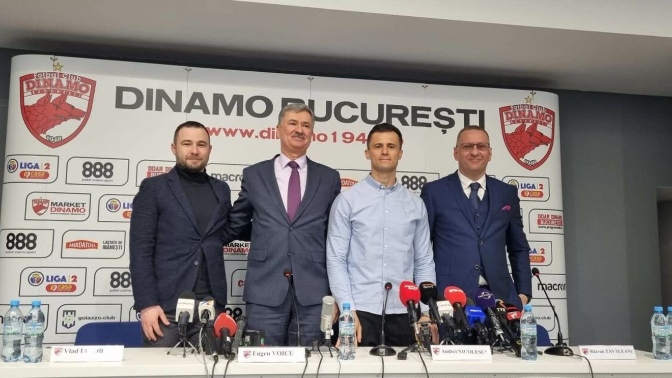 Acționarul lui Dinamo, gafă monumentală în direct, la DigiSport! După ce l-a pozat pe celălalt acționar cu trofeele lui CFR Cluj, Andrei Nicolescu a stârnit hohote de râs în studio și l-a scos din minți pe Vali Moraru: „Ăsta e subiectul important”