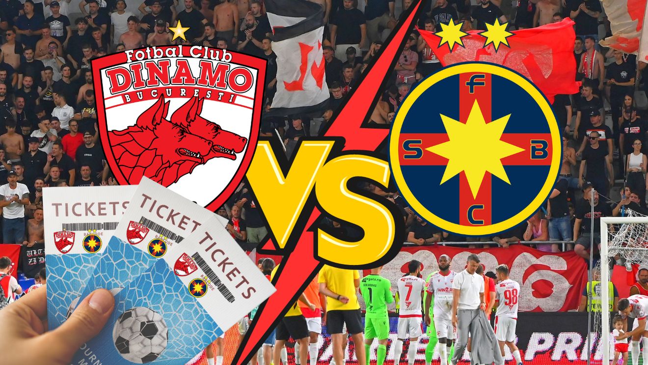 Derby, dar fără prea mare interes! Câte bilete s-au vândut până acum pentru Dinamo - FCSB de pe Arena Națională | EXCLUSIV
