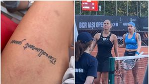 Imagini greu de privit! O româncă s-a auto-vătămat la turneul WTA de la Iași, în timpul meciului: „Mi-am dat palme cu prea multă putere!" VIDEO