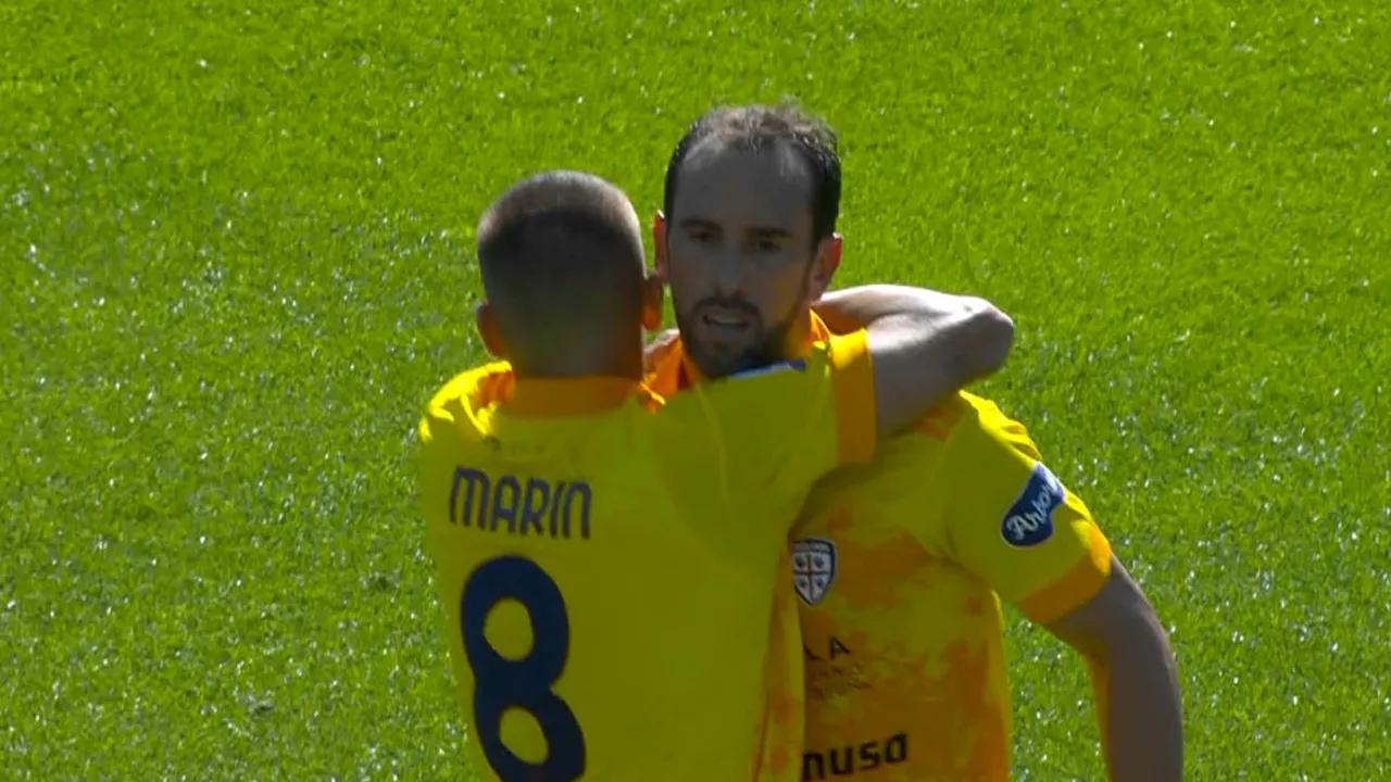 Răzvan Marin începe să se impună la Cagliari! A dat pasă de gol pentru Diego Godin în meciul cu Atalanta | VIDEO