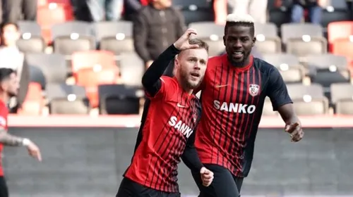 Alex Maxim, încă un gol pentru Gaziantep în Turcia! Meciul cu Genclerbirligi, ultimul fără Marius Șumudică pe bancă | VIDEO