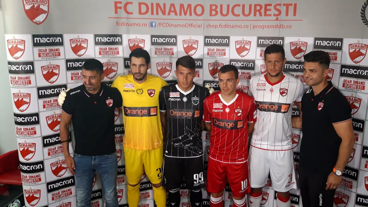 FOTO și VIDEO | Dinamo și-a prezentat echipamentul de joc pentru sezonul 2018-2019! 
