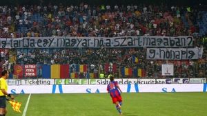 Becali: "Amenințarea cu bomba**, răzbunarea ungurilor pentru banner-ul rasist al galeriei!"