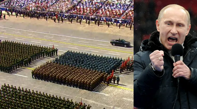 Parada colosală prin care Rusia și-a arătat colții! Zeci de mii de soldați, avioane și arme de distrugere în masă s-au mișcat la comanda lui Vladimir Putin | VIDEO