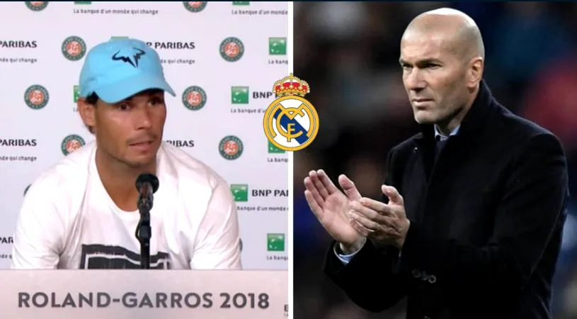 Nadal, șocat de aflarea veștii că Zidane s-a despărțit de Real Madrid. Ce speră Rafa că va face Zizou | Corespondență de la Paris