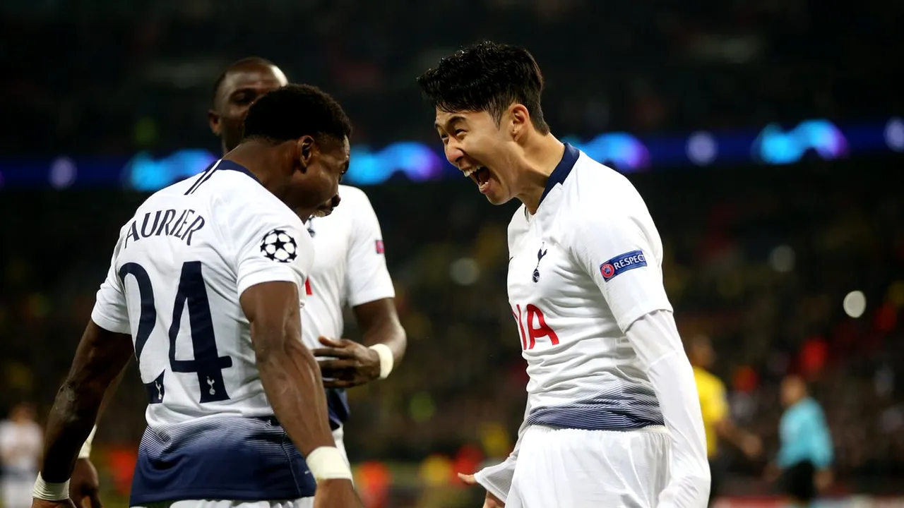 Lecție de fotbal pentru Borussia Dortmund! Tottenham câștigă la scor de neprezentare pe Wembley, iar ecuația calificării pare a fi încheiată. Cronica partidei