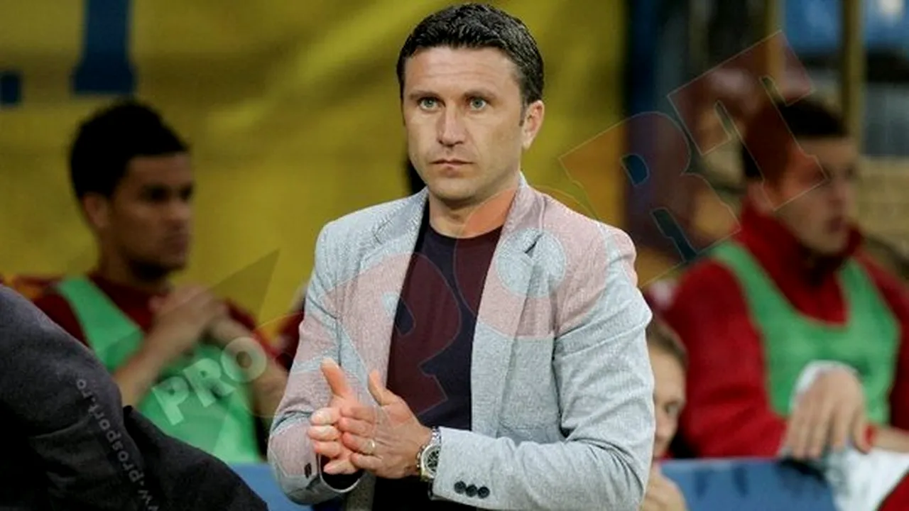 Antrenorul CFR-ului din meciul cu Poli Iași, Alin Minteuan: 