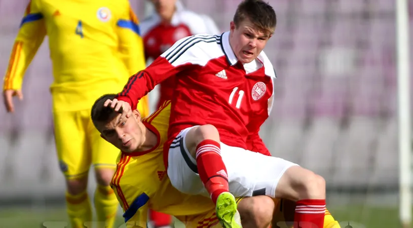 România U18 a câștigat primul test de la Timișoara cu Danemarca.** Ciocâldău și Botă au înscris pentru tricolori