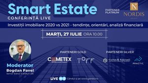 Conferința digitală LIVE ”SMART ESTATE” – Marți 27 iulie de la ora 10.00 în direct online din studioul Gândul  LIVE