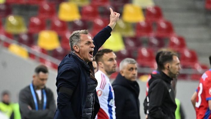 Ce a făcut antrenorul croat Stjepan Tomas în vestiar, la pauza meciului FCSB – Oțelul 4-0: „Le-am zis asta”
