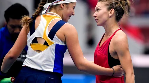 Au confundat-o cu Simona Halep!? Gafa comisă la TV în timpul meciului Jelena Ostapenko - Elina Svitolina