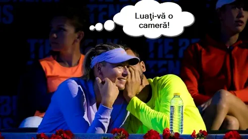 „Luați-vă o cameră!” Gluma zilei după ce Șarapova și Dimitrov au flirtat sub ochii Simonei Halep la Madrid :)