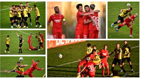 Surpriza primei ligi, FC Hermannstadt, chinuită la Brașov, chiar dacă a jucat 75 de minute în superioritate! Muțiu i-a dus pe sibieni în grupele Cupei României