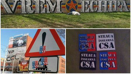 "Steaua înseamnă CSA!" Fanii au început "revoluția" și se disociază de echipa lui Becali. FOTO | Mesajul pentru Boroi