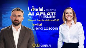 „Ai Aflat! cu Ionuț Cristache” începe miercuri, 2 aprilie, de la ora 15.00, live pe Gândul. Invitată: Elena Lasconi