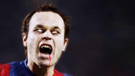 Iniesta, "el hijo de Dracula"! Mitea lovește din nou: "Era așa urât, semăna cu un vampir!":)