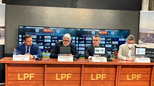 LPF a rămas fără sponsorul care îi băga anual peste 2.000.000 de euro în conturi! Cum se va numi Liga 1 începând cu sezonul 2022-2023