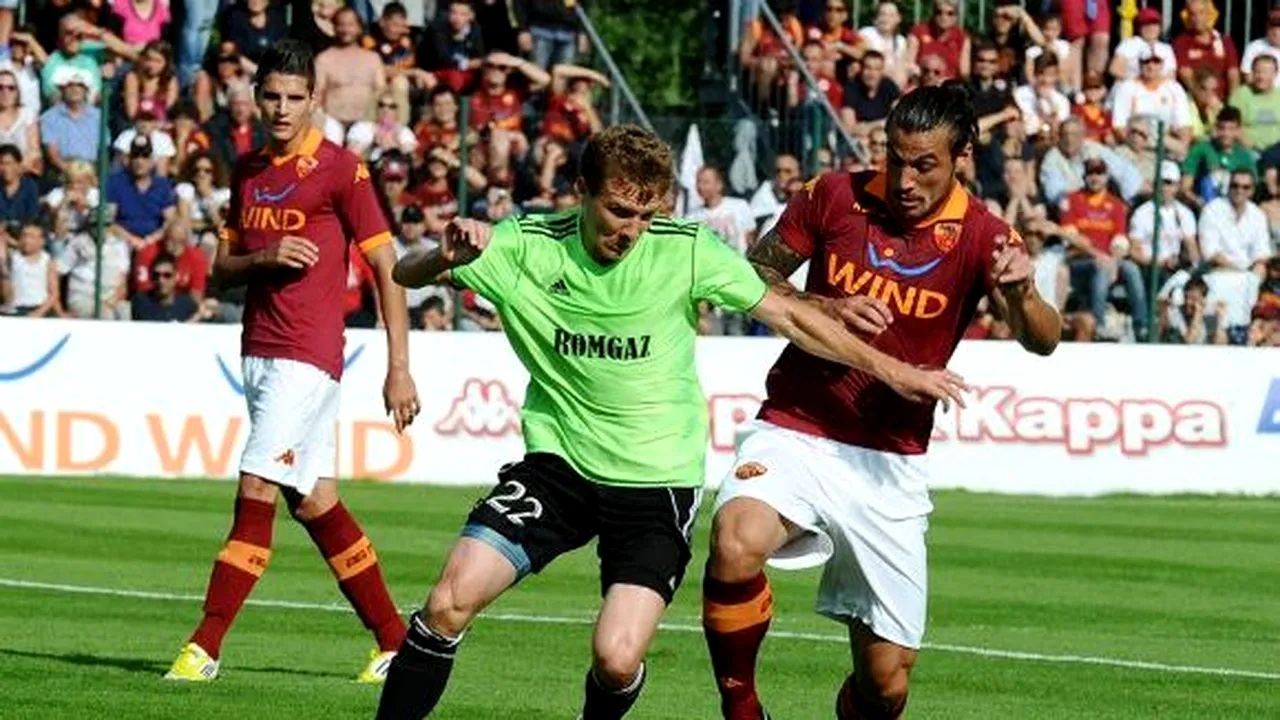 VIDEO CS Turnu Severin - AS Roma, scor 0-2, într-un meci de pregătire! Lobonț a fost titular!