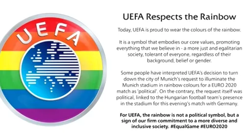 Nou scandal la Euro 2020! Un drapel în culorile curcubeului, confiscat la Baku de stewarzii prezenți la meciul Cehia-Danemarca