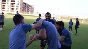 Ce a pățit fiorosul Andrei Burcă imediat cum a ajuns în Arabia, după transferul de la CFR Cluj! Ce a fost pus să facă fostul căpitan al ardelenilor | VIDEO