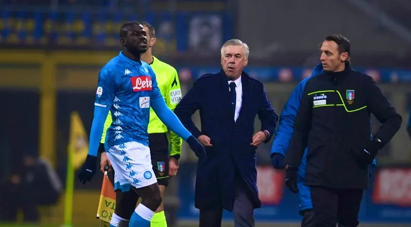 Scandal cu tentă rasistă la Inter - Napoli! Koulibaly, 