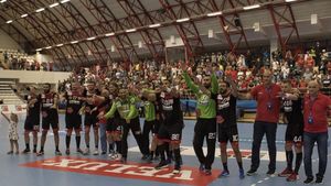 Dinamo, lecție de handbal în Rusia: 30-20 cu Chekhovskie Medvedi, în etapa a 4-a a Ligii Campionilor la handbal. ”Câinii” sunt lideri autoritari în Grupa D